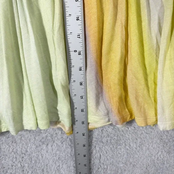 Anthro Bl^nk London Renata Tie Dye Top Size M Multicolor V-Neck Puff Sleeve Boho - Picture 3 of 9